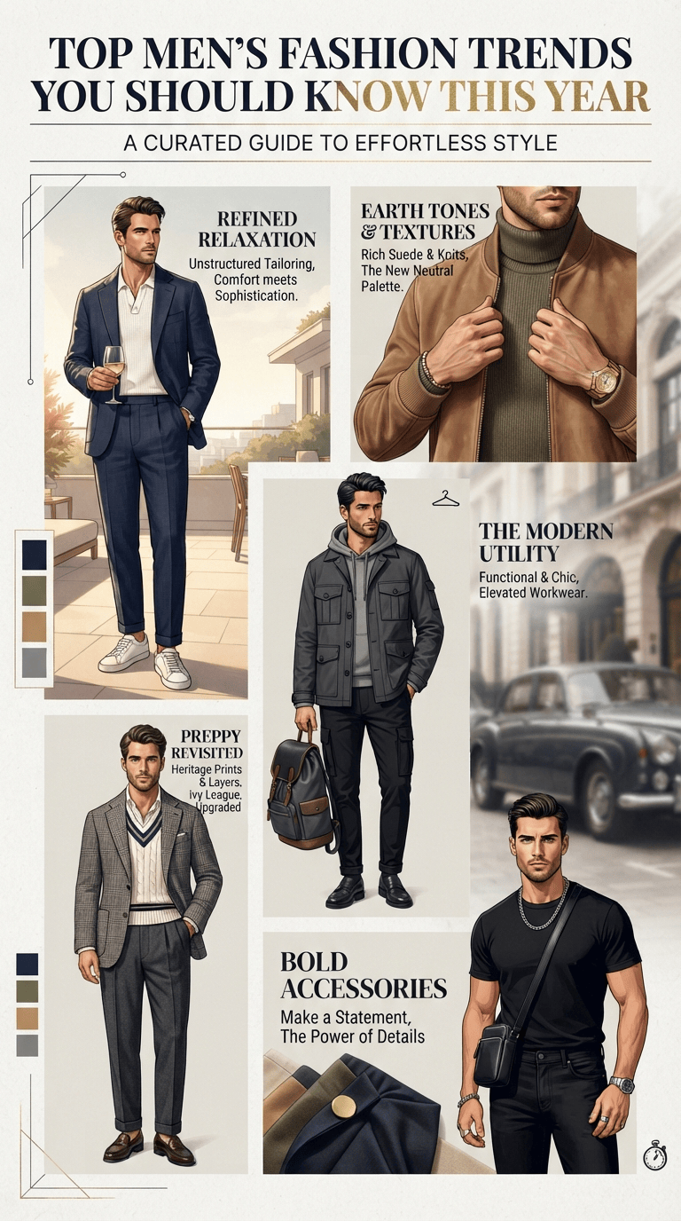 Top Men’s Fashion Trends You Should Know This&nbsp;Year